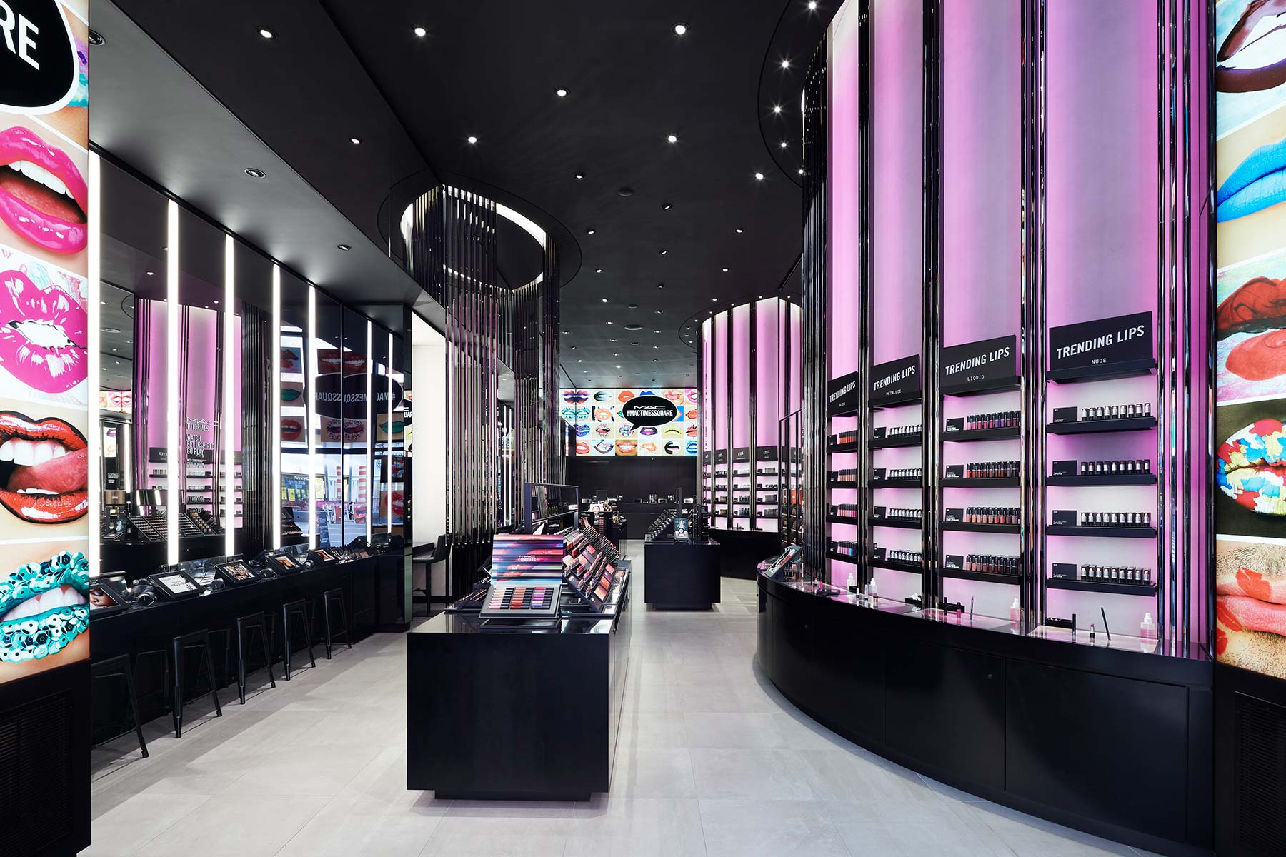 MAC Cosmetics retail environment